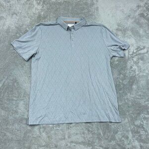 Modern Ambition Mens XXL Gray Polo Shirt Recycled Blend a0995